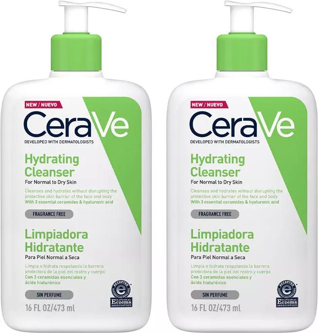 Cerave Limpeza Hidratante 2x236 ml
