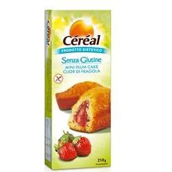 Céréal Mini Plum Cake Con Cuore Di Fragola Senza Glutine 210 g