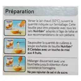 Nutribén 8 Céréales et Miel 4 Fruits +6m 300g