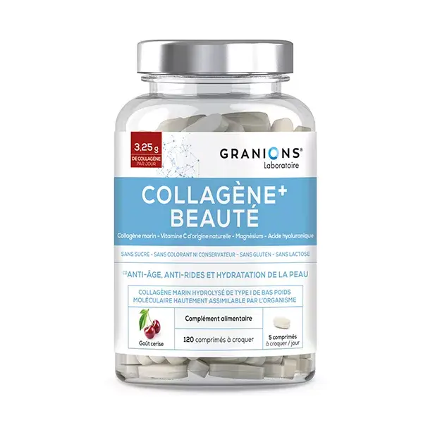 Granions Collagene+ Beauté Cigliegia 120 Compresse da mordere