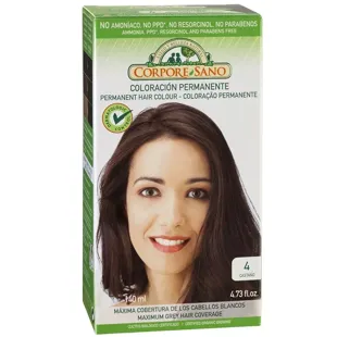 Corpore Sano permanent dye no. 4 chestnut140ml