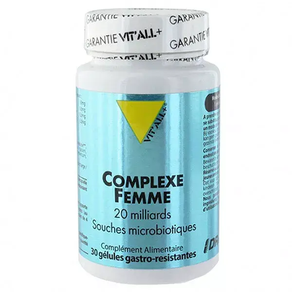 Vit'all+ Complexe Femme 30 gélules gastro-résistantes