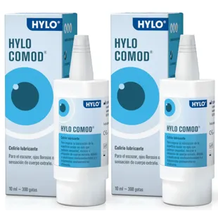 Hylo Comod Colírio Lubrificante 2x10 ml
