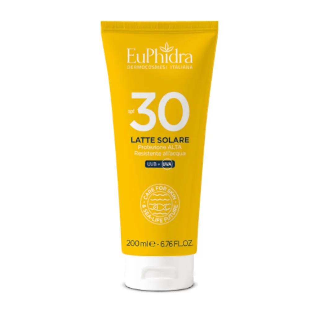 Euphidra Latte Solare SPF 30 Protezione Solare Alta 200 ml