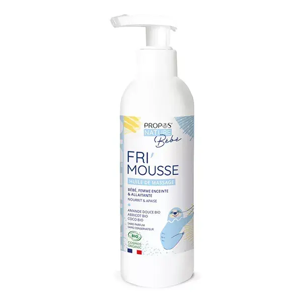 Propos'Nature - Huile de massage Fri'Mousse Bio - Bébé & Femme enceinte - 200ml