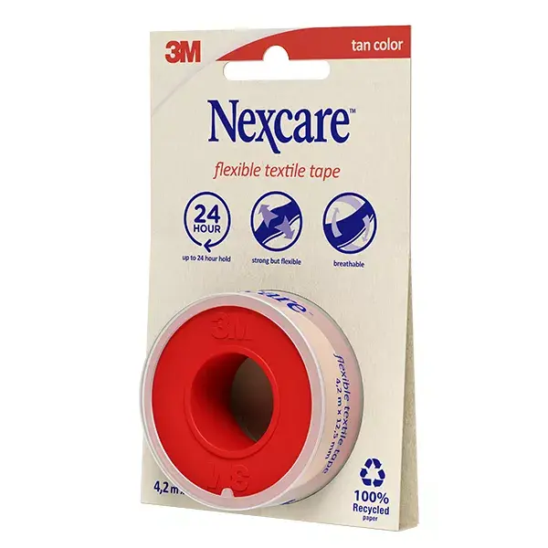 Nexcare™ Apósito Textil Suave 4.2 M X 12.5 Mm 1 Paquete de Cintas