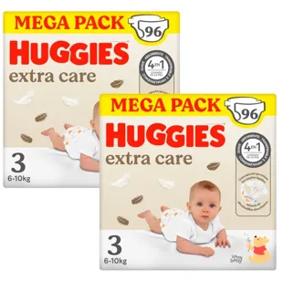 Huggies Extra Care Disney Diapers Size 3 (6-10 Kg) 2x96 Units