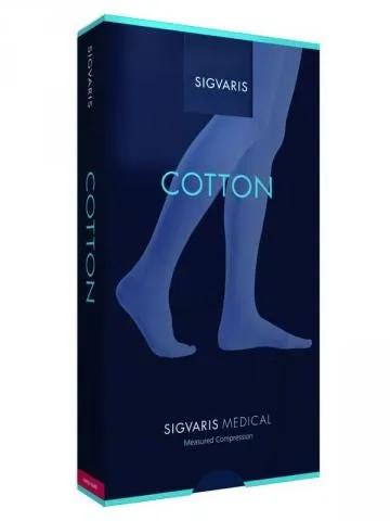 Sigvaris AD Cotton CO2 Gambaletto Compressivo Punta Aperta Colore Naturale Taglia L Corto