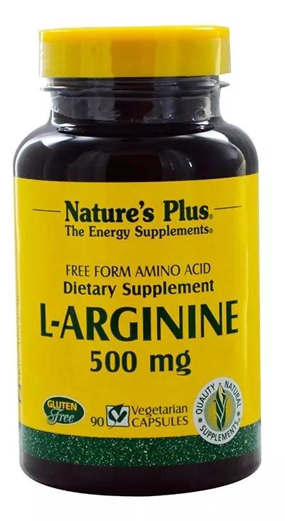 Nature's Plus L-Arginina Natures Plus 500mg 90 cápsulas