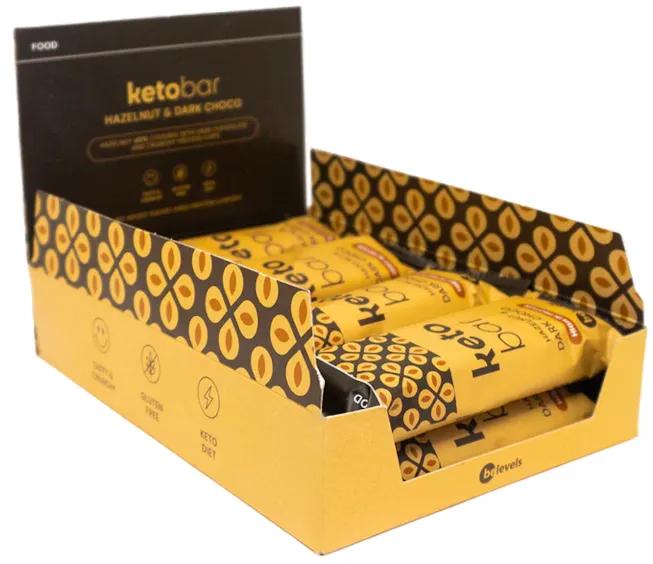 Barre Keto aux noisettes 8 unités