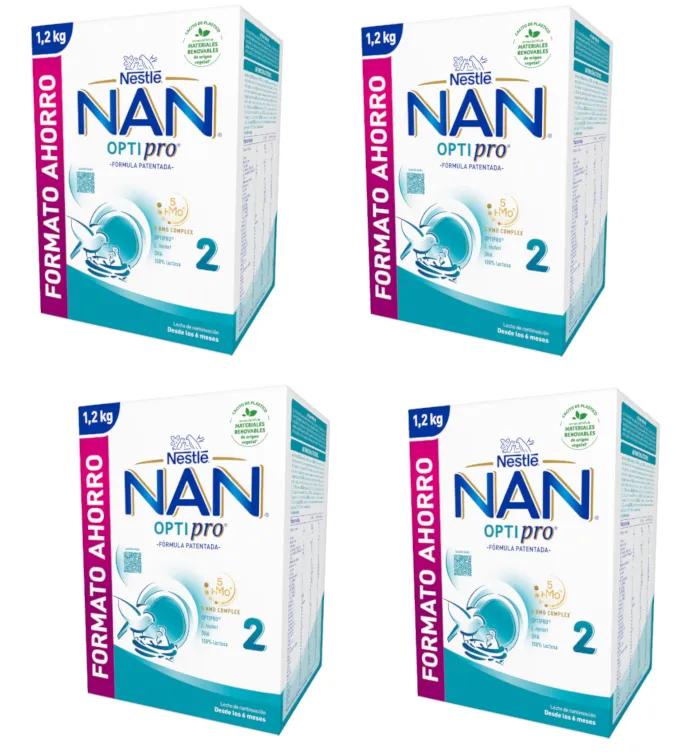 Nestlé Nan Optipro 2 Follow-on Milk 4x1200 gr