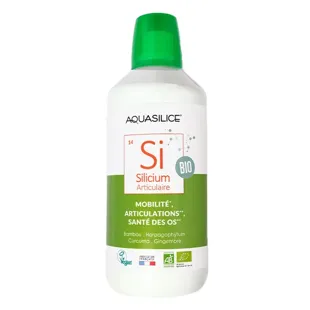 Aquasilice Silicium Organique Articulaire Bio Integratore Alimentare 1L