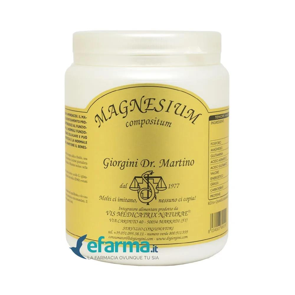 Dr. Giorgini Magnesium Compositum Polvere Integratore di Magnesio 500g