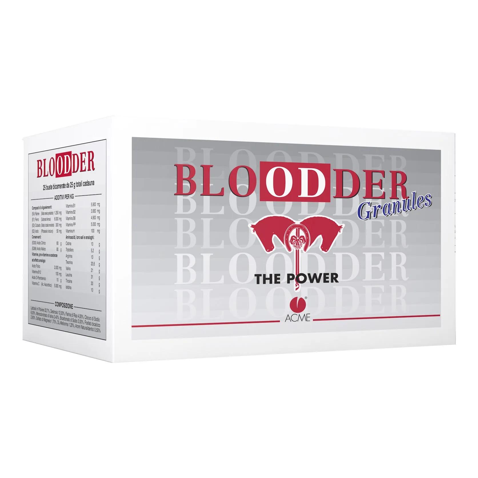 Bloodder Integratore Anemia Cavalli 25 Bustine