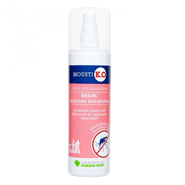 Mousti K.O Lotion anti-moustiques - Bébé dès 6mois et femmes enceintes 100ml