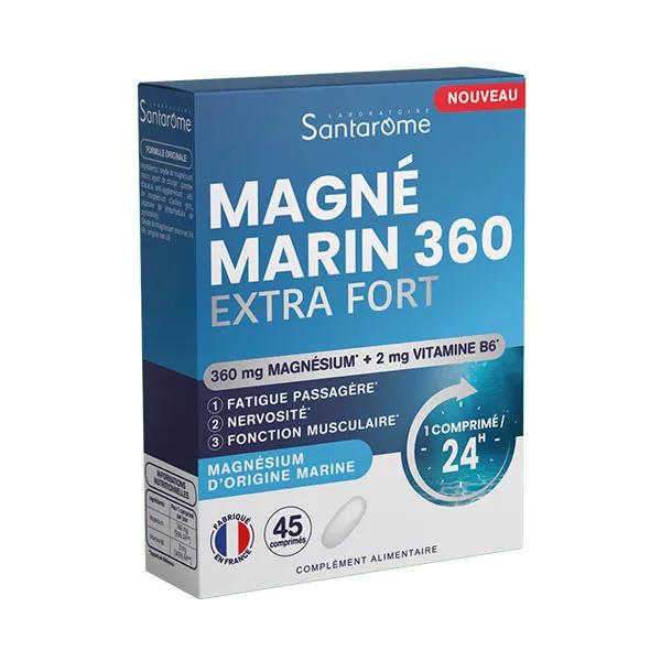 Santarome - Magnésium Marin 360 mg Extra Fort - Stress, Fatigue - 45 comprimés