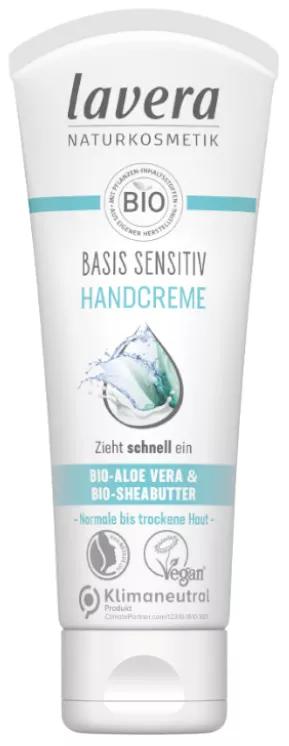 Lavera Crème Mains Basis Sensitiv 75 ml