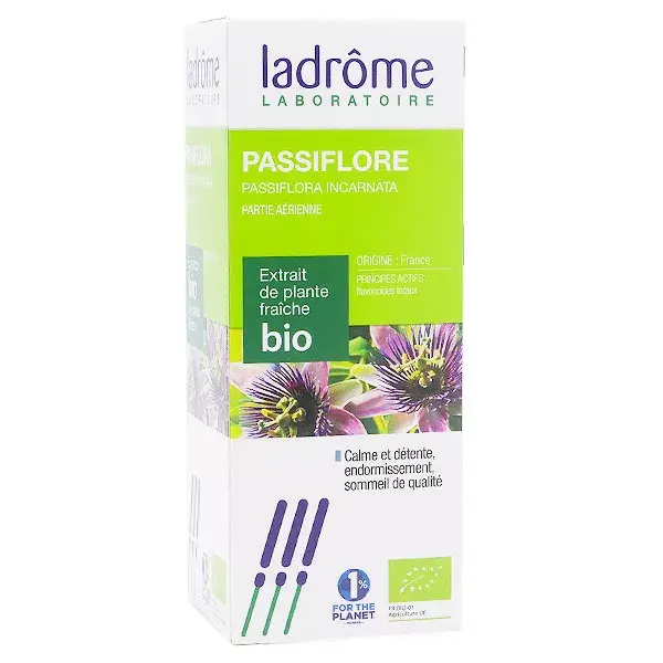 Ladrome Organic Fresh Plant Extract Passionflower 100ml