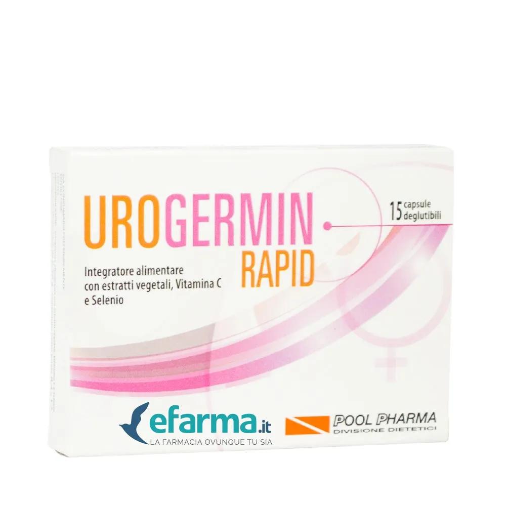 Urogermin Rapid Integratore Benessere Vie Urinarie 15 Capsule