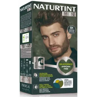 Naturtint Men Tintura Permanente para Cabelo e Barba 6N Loiro Escuro 170 ml