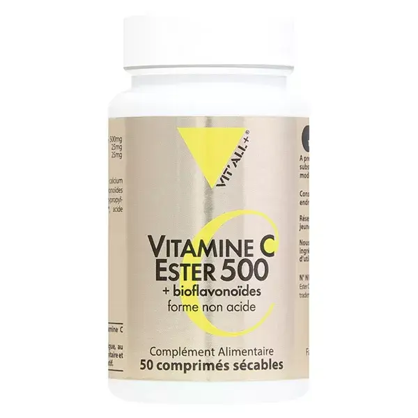 Vit'all+ Vitamine C Ester 500 50 comprimés sécables