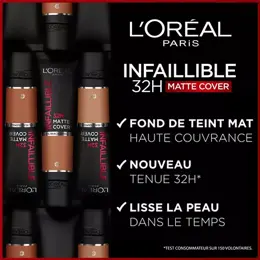 L'Oréal Paris Infaillible 32h Fond de Teint Matte Cover N°310 Sous-Ton Doré 30ml