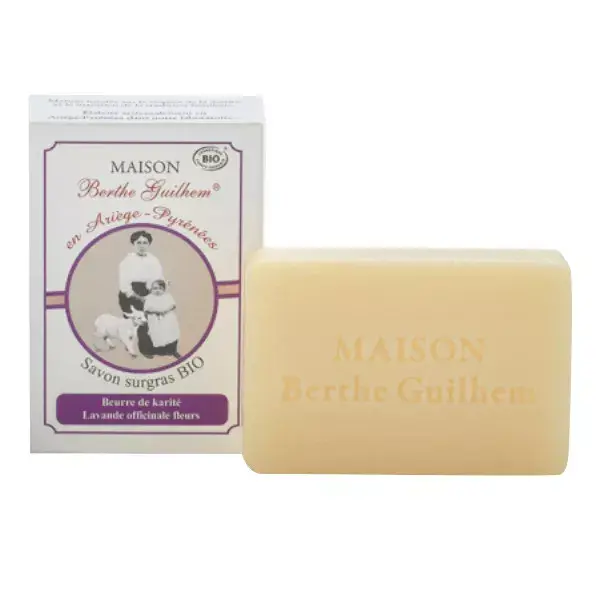 Maison Berthe Guilhem Shea Butter and Lavender Soap Organic 100g
