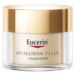 Eucerin Hyaluron Filler + Elasticity Soin de Jour Anti-Âge SPF 15 Tous Types de Peaux 50ml