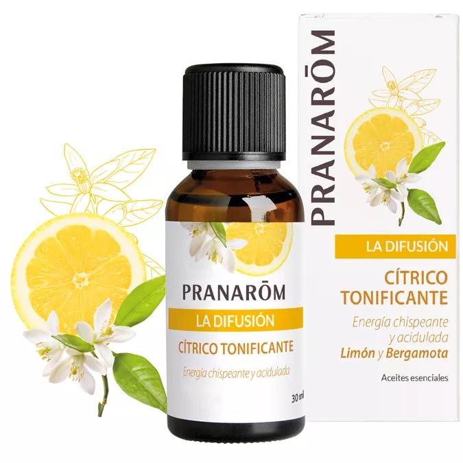 Zitrone und Bergamotte Citrus Toning Diffusion Bio Pranarom 30ml