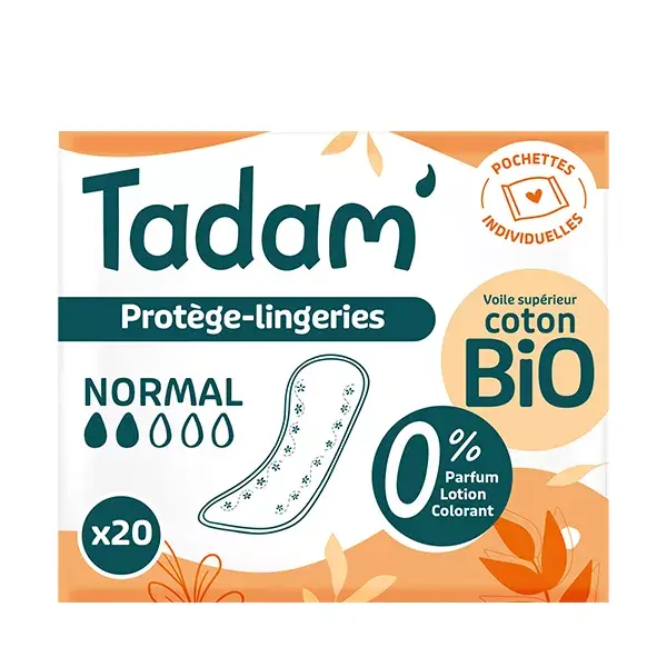 Tadam' Dermo Sensitive Normal Lingerie Protector 20 units