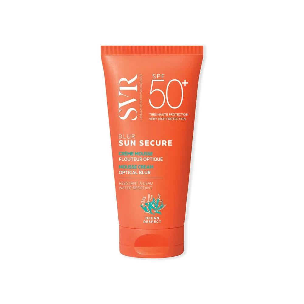 SVR Sun Secure Blur SPF50+ Crema Solare Viso Senza Profumo 50 ml