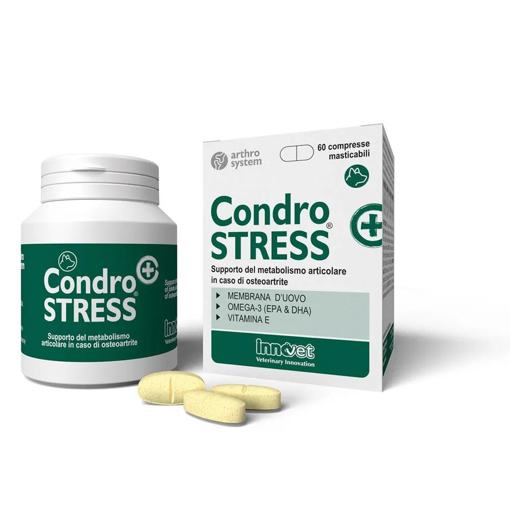 Condrostress+ Cane Supporto del Metabolismo Per Osteoartrite 60 Compresse Masticabili