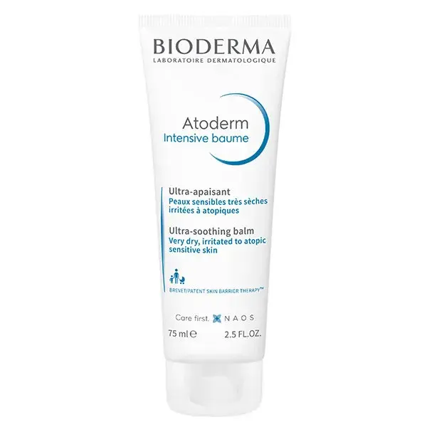 Bioderma Atoderm Intensive Baume Ultra-Apaisant Peaux Eczema Atopiques 75ml