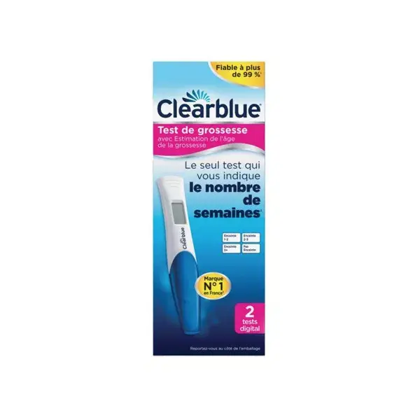 ClearBlue Digital pregnancy Test box 2