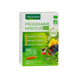 Naturland Programme Minceur Bio 30 ampoules