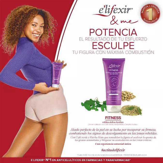 Elifexir Fitness Crema Reafirmante 200 ml + Banda de Ejercicios