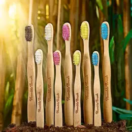 Humble Brush Brosse à Dents Vegan Bambou Adulte Blanche Médium