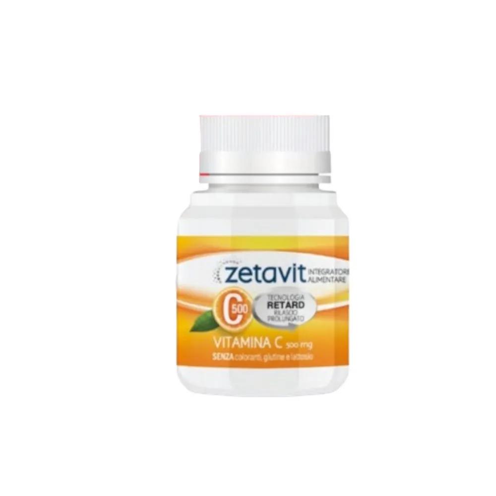 Zetavit C500 Retard Integratore di Vitamina C per Sistema Immunitario 60 Compresse