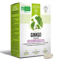 Dayang Ginkgo Biloba Bio 15 gélules