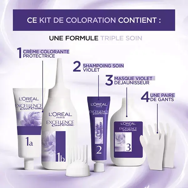 L'Oréal Paris Excellence Cool Crème 4.11 Châtain Ultra Cendré