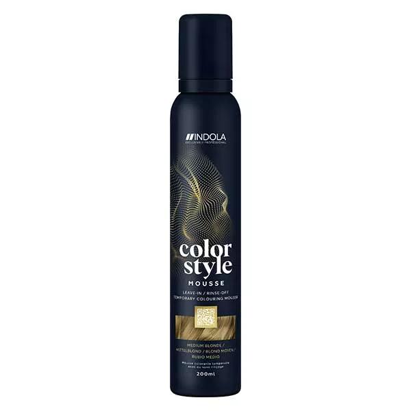 INDOLA COLOR STYLE MOUSSE Blond Moyen 200ml