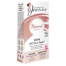 Les Couleurs de Jeanne Soin Végétal Henné Neutre Bio 100g