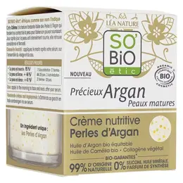 So'Bio Étic Précieux Argan Crème de Jour Nutritive Peau Mature Bio 50ml