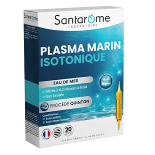 Santarome - Plasma marino isotonico Processo Quinton - Vitalità - 20 fiale