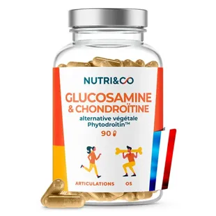 Nutri&Co Glucosamina Condroitina - Articolazioni e Ossa - 90 Capsule Vegane