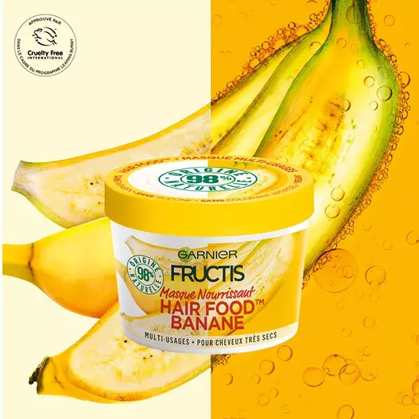 Garnier Fructis Hair Food Maschera Nutriente Banana 390ml