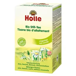 Holle Tisane d'Allaitement Anis Fenouil Cumin Mélisse Citronnelle Bio 30g