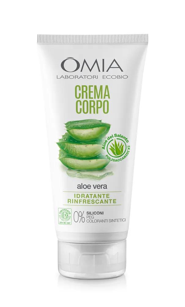 Omia Crema Corpo Ecobio con Aloe Vera Del Salento Idratante e Rigenerante 200 ml