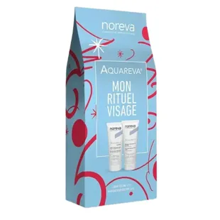 Noreva Aquareva Face Set Crema Idratante Leggera 24H + Maschera Idratante Express 50ml