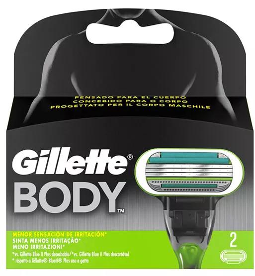 Gillette Body Recambio 2 uds